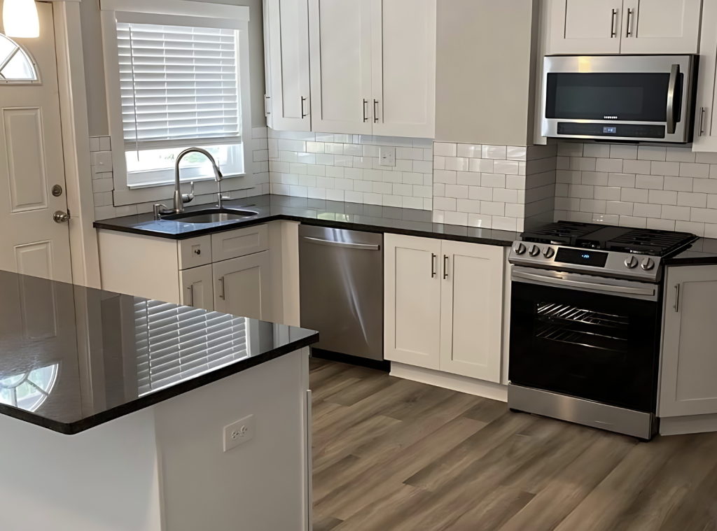 Kitchen remodel Pittsburgh PA countertops and island
