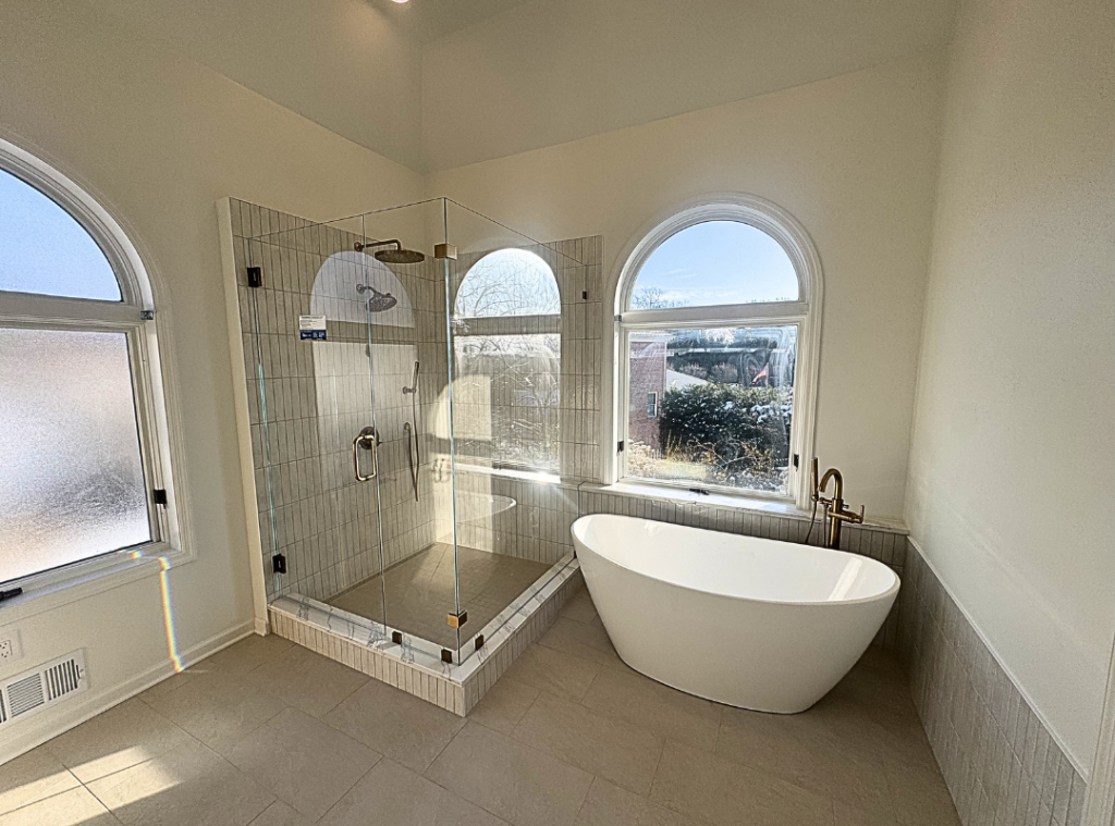 Custom bathroom remodel by AB Brothers Construction